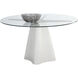 Moda 55 X 30.25 inch White Dining Table